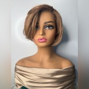 JON RENAU - Short Bob Wig Light Brown - Lace front